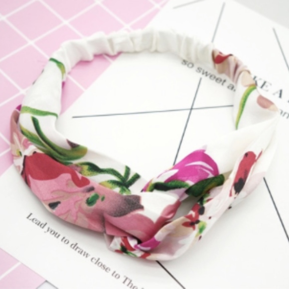 Floral Knotted Headband (1 pc.) - Picture 4 of 9